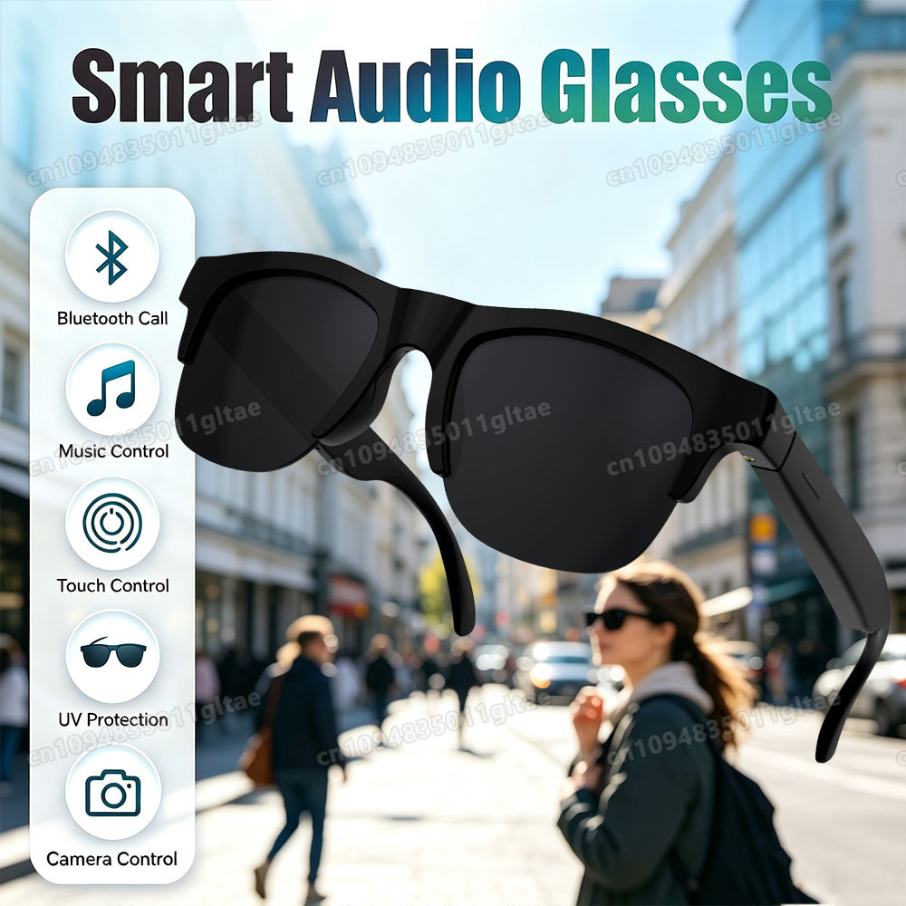 Headset Gaming Console - NOWE Inteligentne Okulary V5.3 Bluetooth do