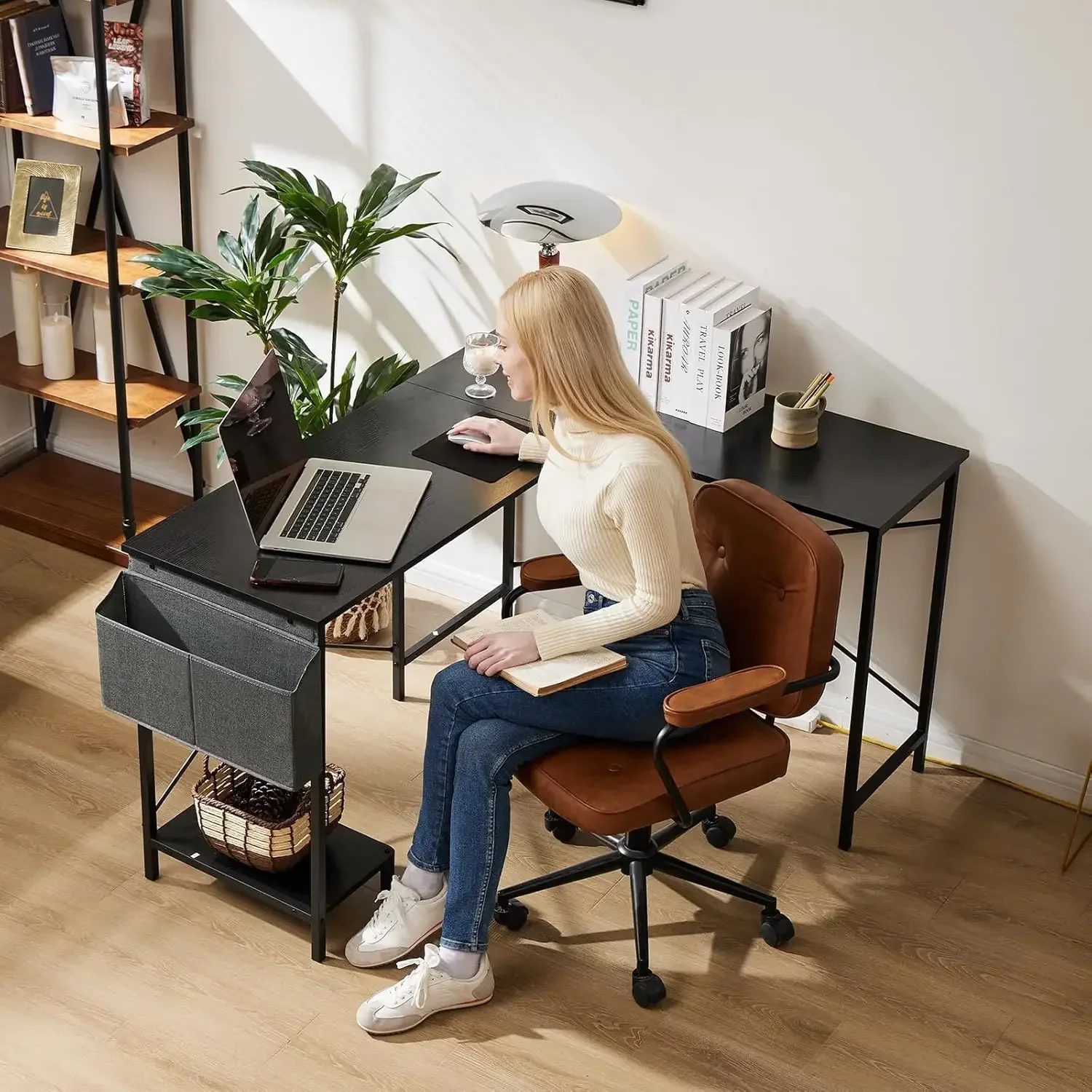 Gaming Console Table - Biurko w kształcie litery L -