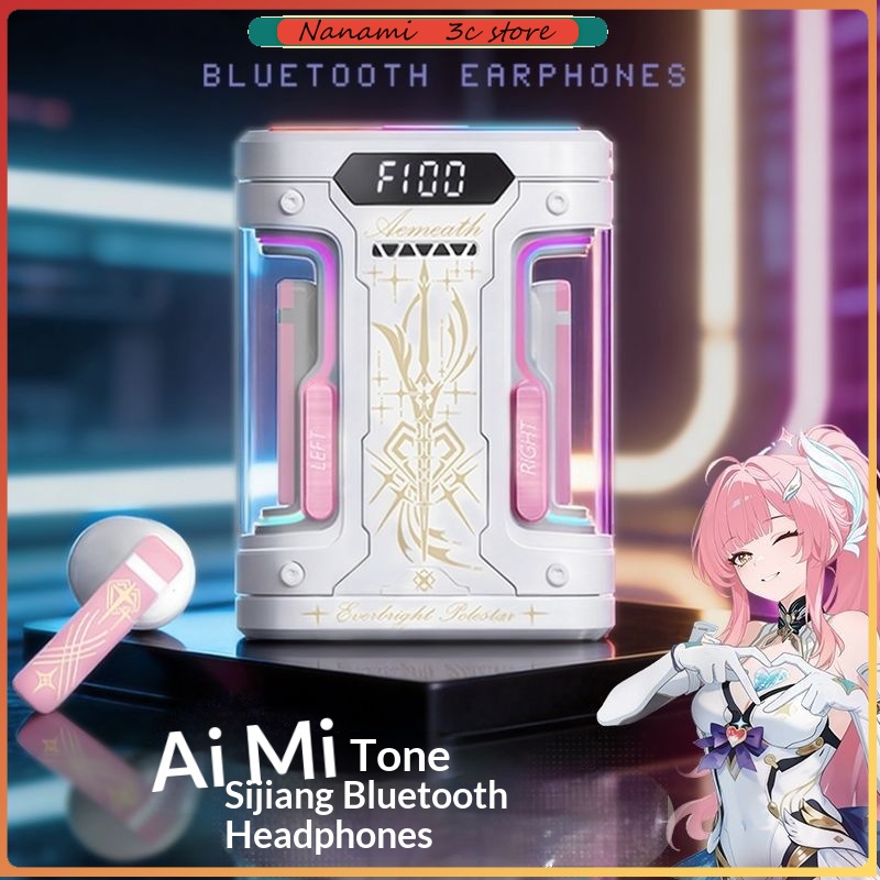 Headset Gaming Console - Słuchawki Bluetooth Anime Elysia TWS Półotwarte