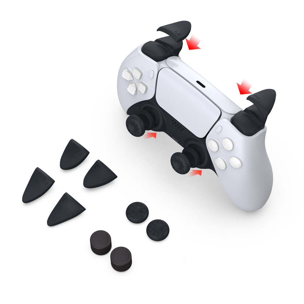 Trigger Extender Button - Zestaw akcesoriów do kontrolera PS5: nakładki