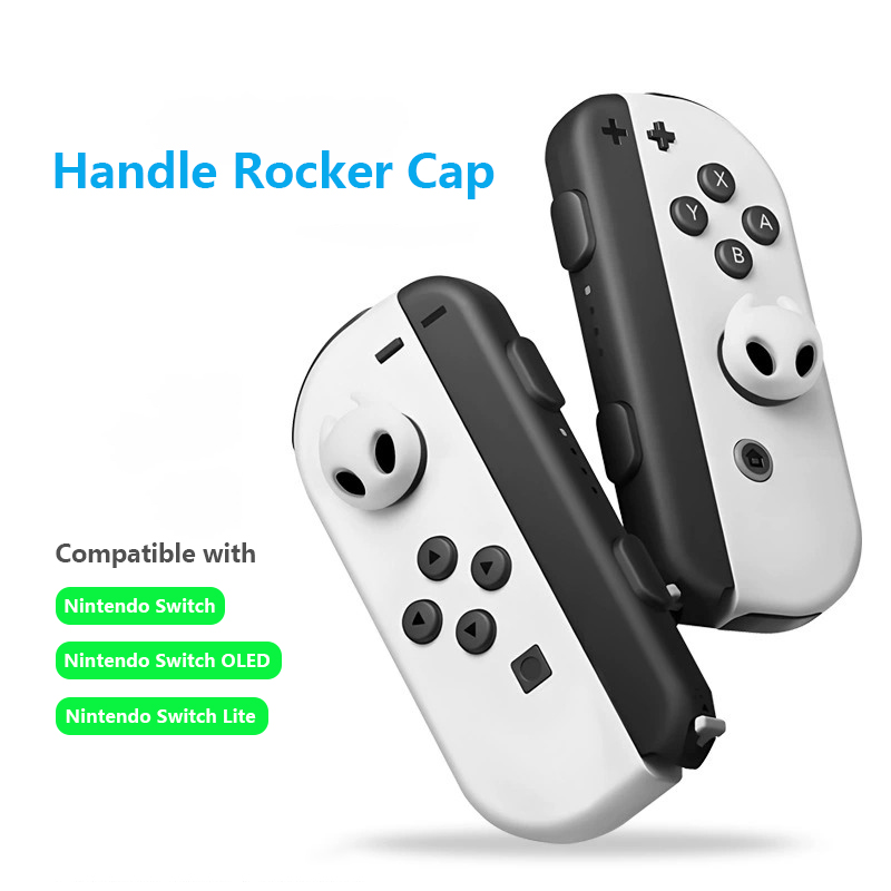Nintendo Switch Case - 2 szt. Silikonowe nakładki na analogowe