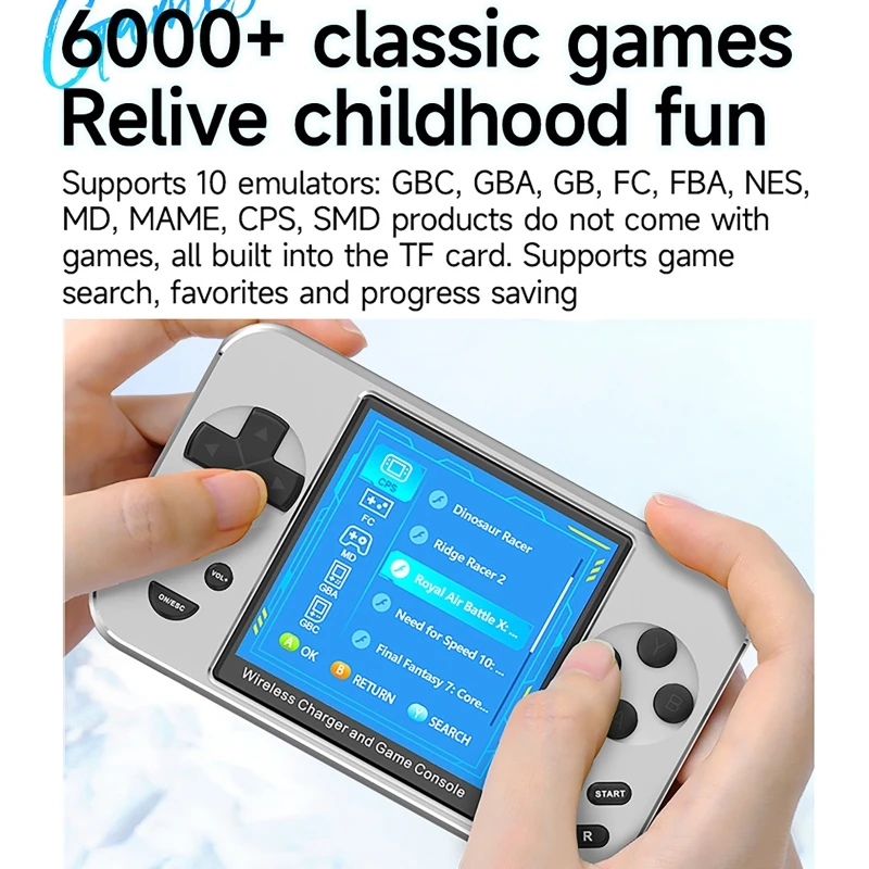 6000 gier w 1 – przenośna kons – Gaming Console Power Bank recenzja i cena