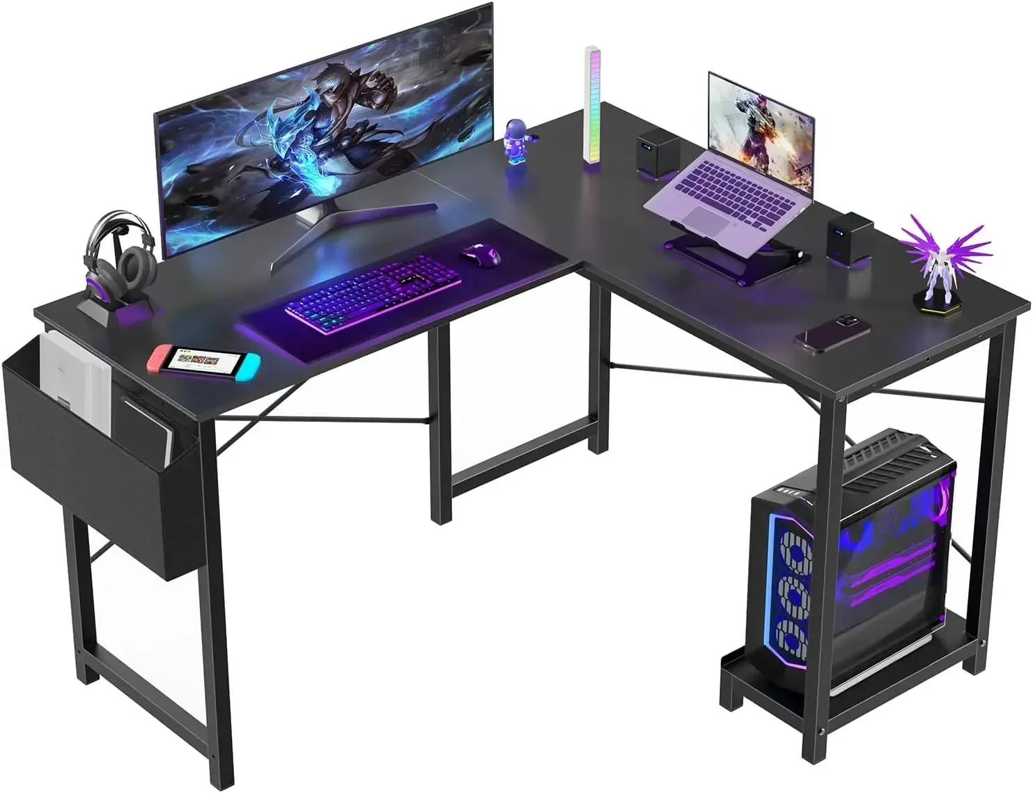 Biurko w kształcie litery L -  – Gaming Console Table recenzja i cena