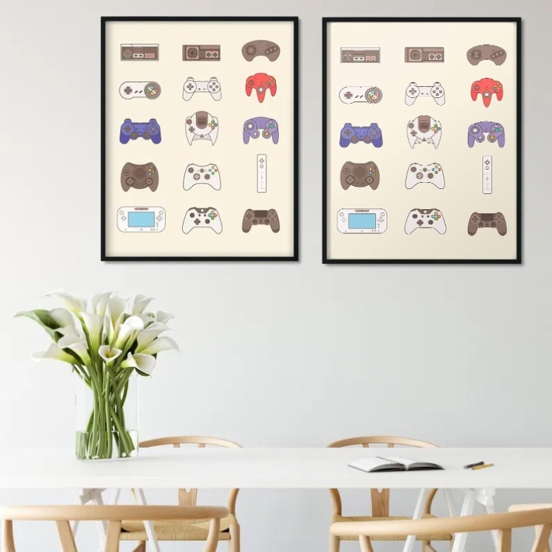 Plakat Ewolucja Konsol i Przen – Gaming Console Picture recenzja i cena