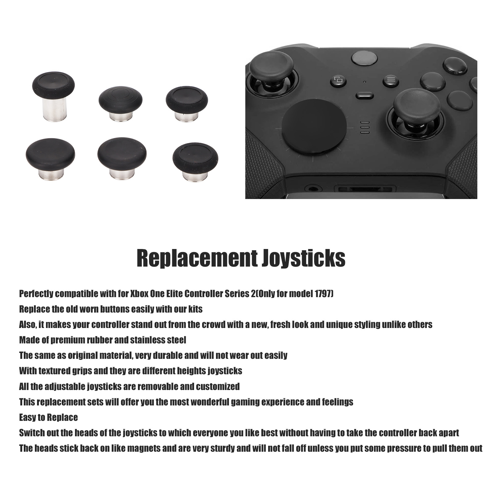 Metalowe wymienne joysticki Gr – Microsoft Controller Elite Series 2 recenzja i cena