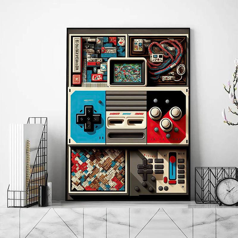 Kolaż Hot Games Console w styl – Gaming Console Picture recenzja i cena